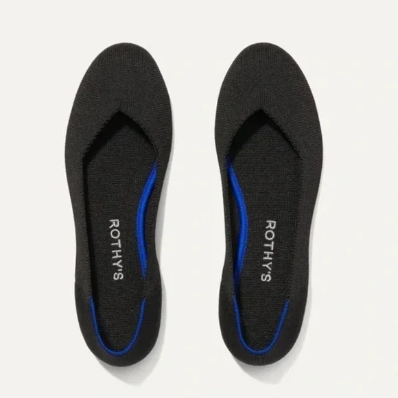 Rothy’s The Flat Round Toe Flats Black - Picture 2 of 12